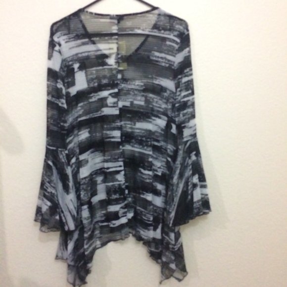 Dor Dor Couture Beach Coverup Women Asymmetrical - Picture 7 of 12